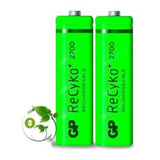 Gp270aahc-c2n - Bateria Gp Aa Rec. Recyko 2700 Bl X 2