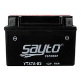 Bateria Ytx7a-bs 12v 6ah Acido Para Moto Vitalia125 Sayto