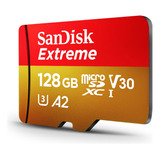 Sandisk Extreme - Memoria Micro Sd (128 Gb, U3, C10, A2, V30