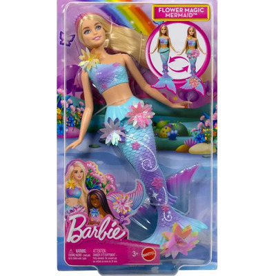 Barbie Fantasía Muñeca Sirena con Transformación 3+ | Meses sin interés