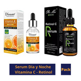 Pack Serum Facial Día Y Noche Vitamina C + Retinol