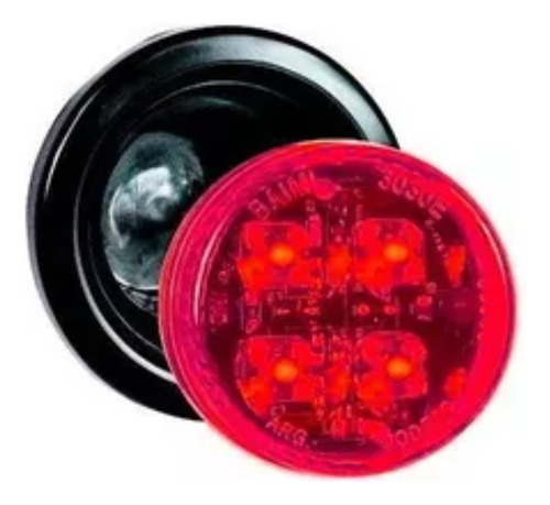 Faro Electronico Redondo 2 Pulgadas Led Rojo 12/24v 3030er