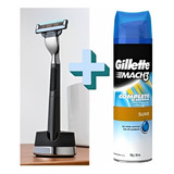Gel Para Barbear 198g  Con Rastrillo Premium Paquete Gillete