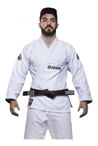 Kimono Atama Classic Branco Jiu Jitsu Bjj