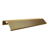 Puxador Moveis Aluminio 7015 Firenze 45º Curvo 192mm Dourado