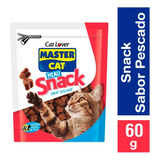 Alimento Gato Adulto Master Cat Snack Pescado 60 G