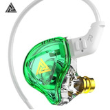 Fone De Ouvido Qkz Ak6 Dmx In Ear C/case Pronta Cor Verde