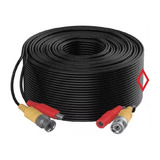 Cable Siames 20 Metros Para Camaras Seguridad Cctv Bnc Video