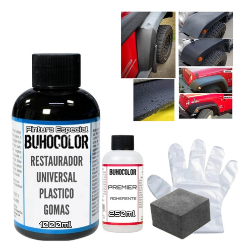 Kit Pintura Renovadora De Plasticos Gastados X Uso Detailing