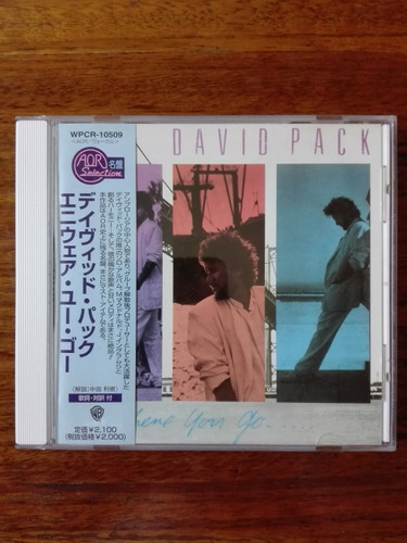 David Pack - Anywhere You Go - 1985 - Warner - Japón - Cd