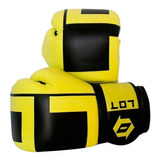 Guantes De Boxeo Amarillo Con Negro Lot Sportfitnes