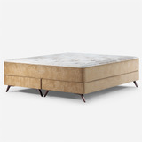 Box Spring Rosen Somnus King 180 X 200 Cm Nougat