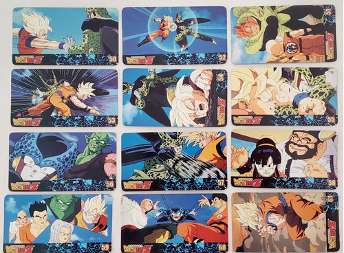 47 Tarjetas Dragon Ball Z Ultra Cards Imagencs De 1997. 