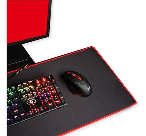 Mouse Pad Speed Gamer Extra Grande 70x35cm Borda Reforçada