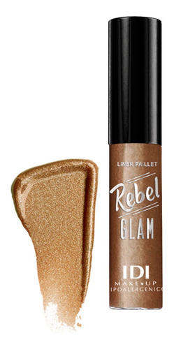 Idi Delineador Liquido Rebel Glam Metalic Dore 12      