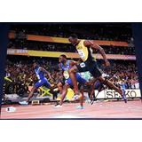 Foto Autografiada Usain Bolt Atletismo Juegos Olimpicos