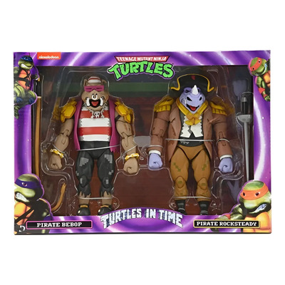 Neca Tmnt Turtles In Time Pirate Bebop & Rocksteady 2pk | Meses sin interés
