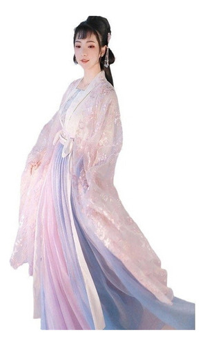 Vestido Retro De Hada De Estilo Antiguo Chino Femenino Hanfu