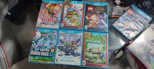 Lote Juegos Wii Wii U  Mario Zelda Pinkmin Starfox 