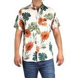 Camisa Hombre Algodón Guayabera Tropical. Diseños. 872