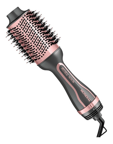 Escova Secadora Mondial Grey Rose Keratin Es11 1200w Bivolt