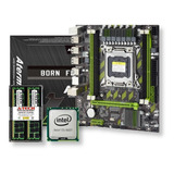 Kit Board Lga2011 X79 + Cpu Xeon E5 + Ram 16gb Combo Gamer