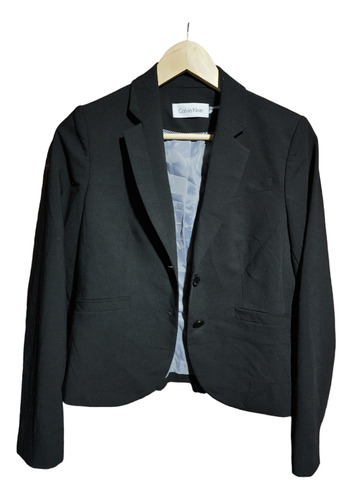 Blazer Calvin Klein Negro De Mujer