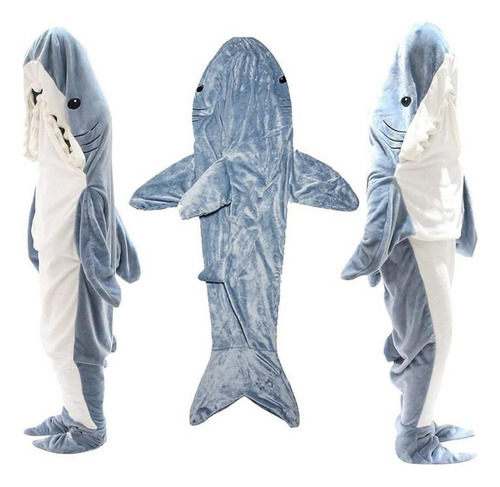 Sudadera Con Capucha De Felpa Shark Blanket Para Todos