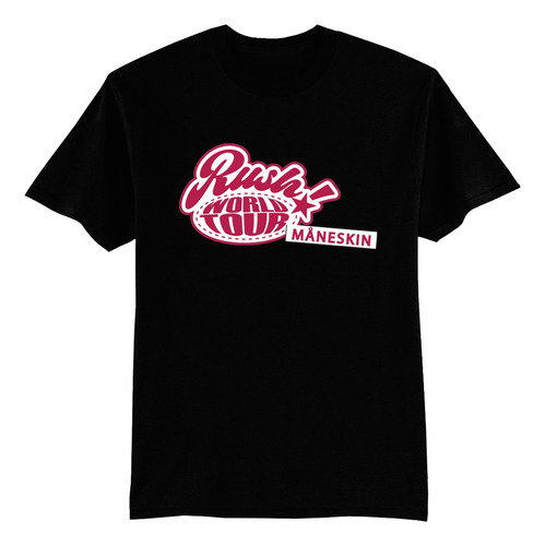 Playera Maneskin Rush World Tour Logo