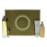 Set De Regalo Perfume Perry Ellis 360 Para Mujer, 4 Unidades