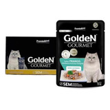 Sachê Golden Gourmet Gatos Adulto Cast Frango 70g Caixa20 Un