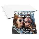 Magnetize Memories Con Fotoimanes Adhesivos De 8 X 10 Pulgad
