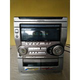 Rádio Cd K7 Micro System Duplo Deck Aiwa Cx Nsz21lh Cod 4250