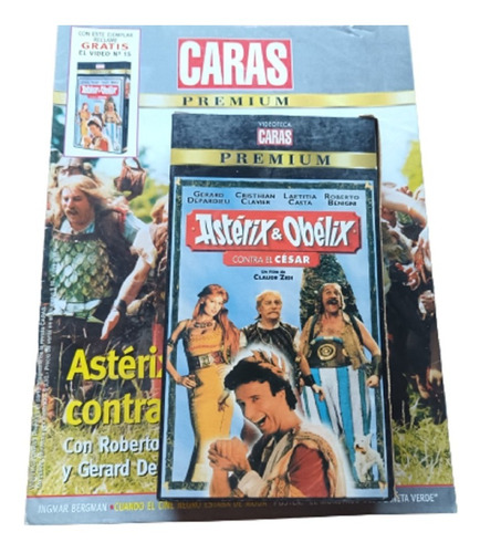 Vhs Videoteca Caras N° 15 Asterix & Obelix Contra El Cesar