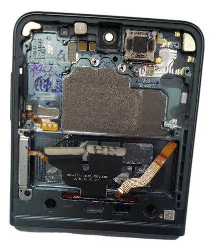 Display Compatível Sm-f711 Para Galaxy Z Flip 3 Cinza