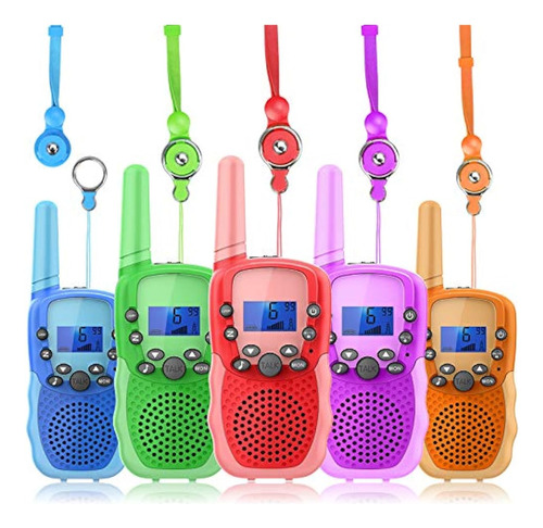 Wishouse Walkie Talkies - Paquete De 5 Para Niños