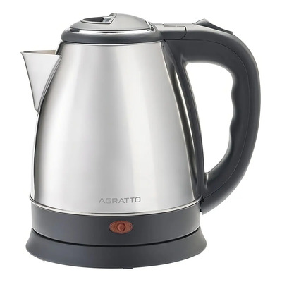 Chaleira Elétrica Inox Agratto 1,8l Aquecimento Rápido - Preto Inox | MercadoLivre