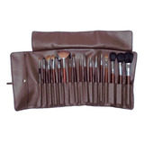 Set 17 Brochas Maquillaje Pinceles Profesional Jessamy P5850 Color Negro