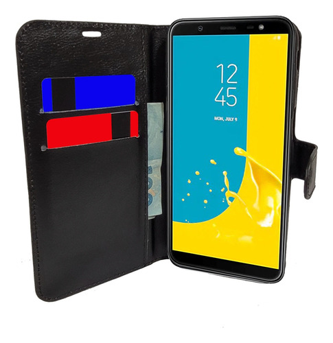 Capa Capinha Case Carteira Para Galaxy J8 Sm-j810m