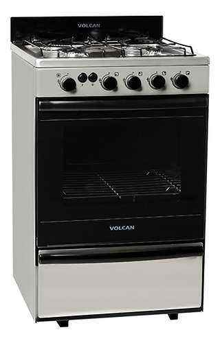 Cocina Multigas Volcan 87673vm 55 Cm Acero Inox Con Luz Color Acero Inoxidable