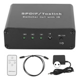 Conmutador 3x1 Spdif/para Dispositivo De Conmutación Toslink