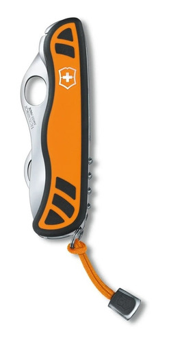 Navaja Victorinox Hunter Xs, 111mm, 5 Fun, Naranja/negro