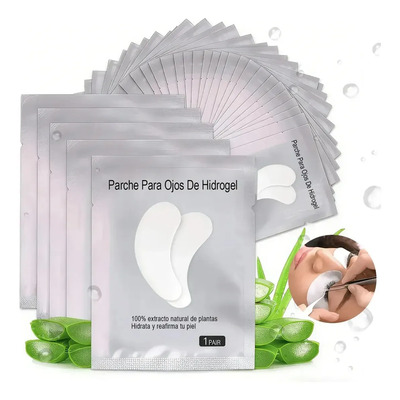 50 Pares Parches Hidrogel Para Extensión Lifting Pestañas | MercadoLibre