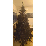 Arbol De Navidad Artificial Negro Usado 2.2 X 1.5 M Aprox