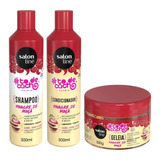 Shampoo+ Acond+galea  Salon Line Vinagre De Manzana