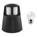 Aplique Farol Aluminio + Luz Led 6w Cálida Exterior Jardín