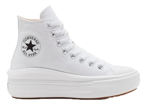 Converse Zapatillas Lifestyle Mujer Cts Move Hi Bco-bco Blw