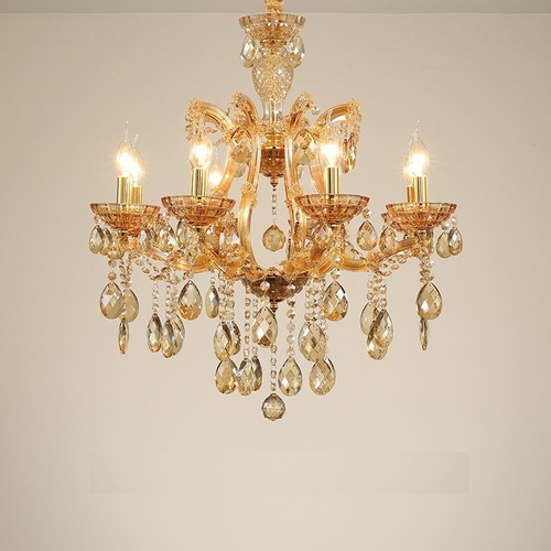 Candil De Cristal Candelabro D'gala Hq9155 6 Luces Ma Teresa