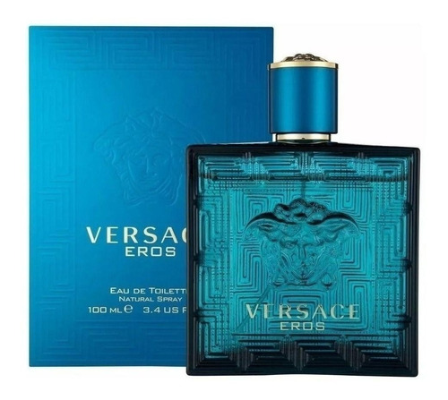 Versace Eros Edt 100 ml Para  Hombre Original C3