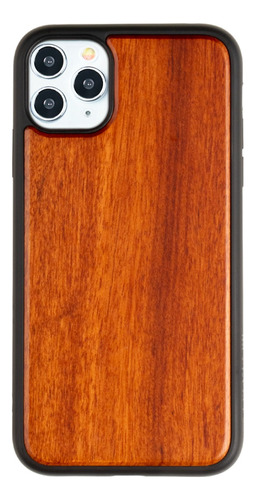 Funda Para iPhone De Madera Rosewood Ultra Impacto Uso Rudo